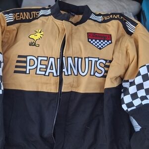 Peanuts Racing Jacket with Snoopy Patch